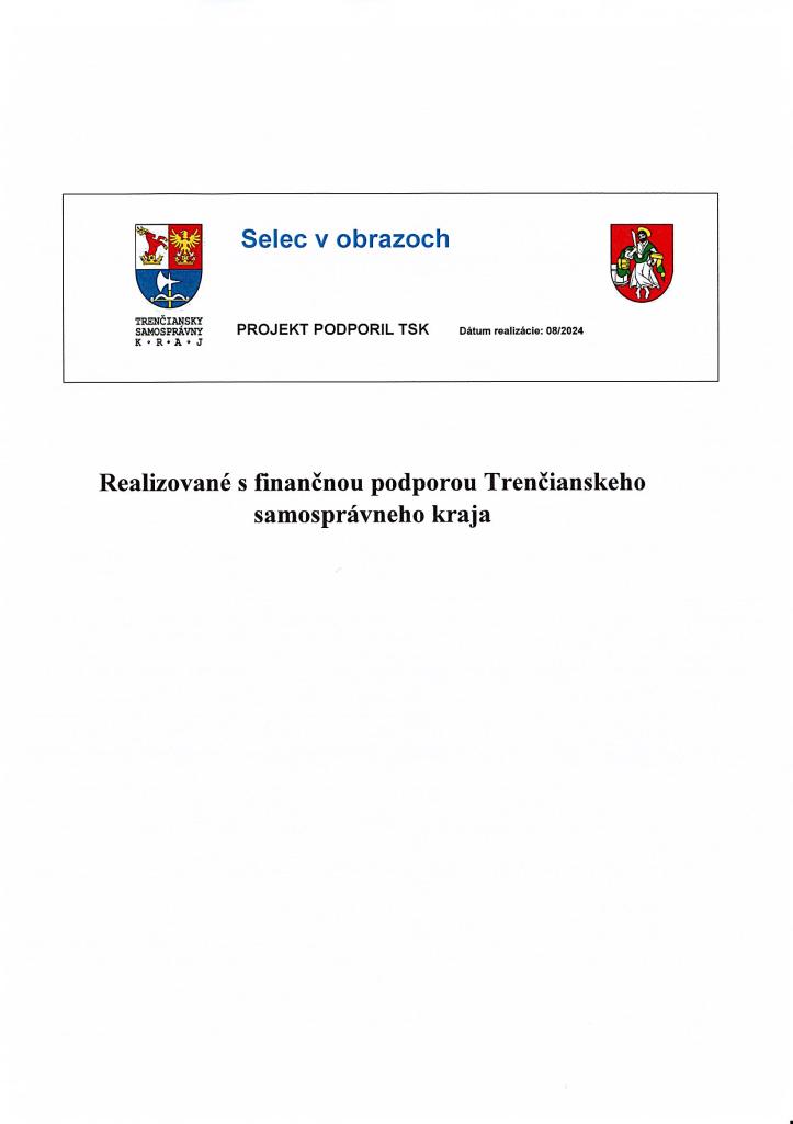 Selec v obrazoch - grafická publicita TSK